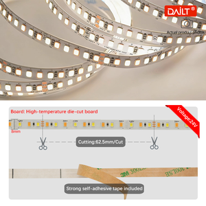 Bande LED COB à intensité variable, ajustement <span class=keywords><strong>de</strong></span> l'intensité lumineuse pour différentes ambiances <span class=keywords><strong>et</strong></span> occasions, bande LED Ra90 - Product Image 2