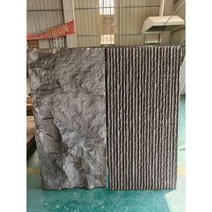 Panneau mural en pierre 3D imperméable, panneau en pierre mince en PU, imitation pierre, dalle de roche, revêtement mural extérieur, panneau de pierre artificielle pour extérieur - Product Image 6