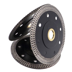 4-1/2 дюймов промышленный класс мокрый/сухой турбо-сетчатый пильный диск для фарфора, быстроохлаждающий обод для плитки, мрамора, гранита, режущий инструмент - Product Image 4