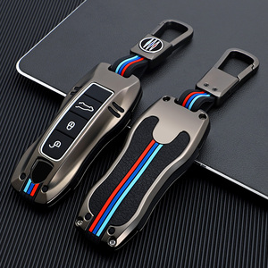 รถ Key Case สำหรับ Porsche Cayenne 958 911 <span class=keywords><strong>Lepin</strong></span> 996 Macan Panamera 997 944 924 987 987 Gt3 Cayman 987 Auto ผู้ถือ Shell Cover - Product Image 2