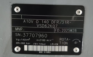 A10VO140DFR/31R-VSD62K07 液压轴向柱塞变量泵 A10VO A10VSO18/28/45/71/100/140/<span class=keywords><strong>DR</strong></span>/DFR1/DFLR/DRS/DRG - Product Image 6