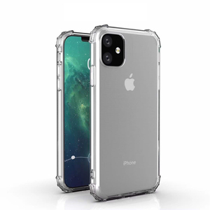 Custodia per Telefono Antiurto in TPU Trasparente per iPhone 15 14 13 12 11 Pro Max X XR XS 7 8 Plus, Cover Posteriore Trasparente con Bordo in Silicone - Product Image 6