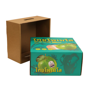 กล่องกระดาษบรรจุภัณฑ์ผลไม้และผักแบบกำหนดเอง พร้อมโลโก้ สำหรับผลไม้สด เช่น มะนาว ส้มโอ แอปเปิ้ล ลูกแพร์ แตงโม ทุเรียน เชอร์รี่ - Product Image 5