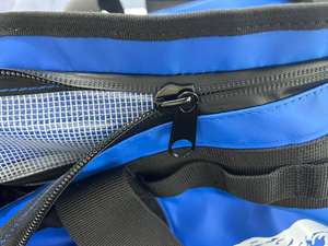 Custom <b>Large</b> Capacity Luxury Waterproof PVC Duffel <b>Backpack</b> Foldable <b>Black</b> Weekender Gym Sports Travel Bag Portable Lightweight - Product Image 4