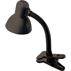 Charleston modello nero lampada da tavolo E27 Clip moderno Design europeo corpo in ferro luce LED per soggiorno camera da letto uso sala lettura - Product Image 1