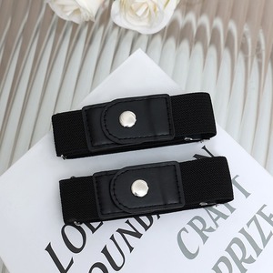 Cinturón perezoso de lado corto con elasticidad invisible Cinturón de venta directa de fábrica Cinturón de moda y versátil para <span class=keywords><strong>mujer</strong></span> - Product Image 5