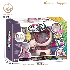 Sciarpa fatta a mano macchina <span class=keywords><strong>per</strong></span> maglieria giocattoli <span class=keywords><strong>per</strong></span> bambini finti intrecciati fai da te tessitura di plastica Unisex <span class=keywords><strong>per</strong></span> bambine - Product Image 6