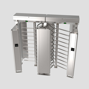 Tự động đầy đủ chiều cao turnstile cửa đôi thời gian thực giám sát đầu đọc thẻ RFID mã QR kiểm soát truy cập với kết nối wifi - Product Image 1