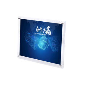 YZ <b>Acrylic</b> Certificate <b>Frame</b> A4 8 10 Inch Transparent Double Sided Photo Display Stand - Product Image 3