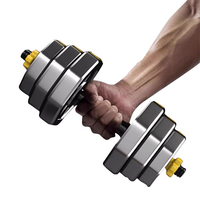 Discos de Pesas de PVC de 8 Lados con Revestimiento de Cemento para Entrenamiento de Fuerza con Mancuernas, Kettlebells y Barras