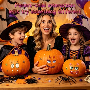 Pegatinas <span class=keywords><strong>de</strong></span> tatuajes temporales creativas <span class=keywords><strong>de</strong></span> <span class=keywords><strong>Halloween</strong></span> con diseño <span class=keywords><strong>de</strong></span> <span class=keywords><strong>cara</strong></span> <span class=keywords><strong>de</strong></span> <span class=keywords><strong>calabaza</strong></span> mate para el Día <span class=keywords><strong>de</strong></span> los Muertos, <span class=keywords><strong>cara</strong></span> <span class=keywords><strong>de</strong></span> fantasma - Product Image 2