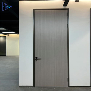 Puerta Interior de Aluminio y Madera de Alta Calidad, Aislamiento Acústico, Impermeable, para Oficina, Hotel, Apartamento, Tamaño y Color Personalizables - Product Image 1