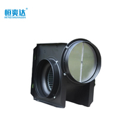 Ventilateur de gaine en ligne en métal GF, avec impeller multilames à rotation avant en tôle peinte, pour pressurisation, 220V, OEM, pour hôtels et centres commerciaux - Nouveau