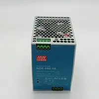Alimentation industrielle à rail DIN MEAN WELL NDR-480-24 NDR-480-48 480W 24V 48V, à découpage, Meanwell Dericsson