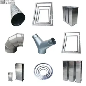 G.I Environmental Protection System Exhaust Duct Ventilation Metal Air Duct Spiral Pipes