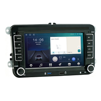 Radio Mobil Android 7" Layar Sentuh untuk Vw Jetta Tiguan Touran Sharan Golf Skoda Android Auto CarPlay 4GB Penyimpanan GPS USB WiFi