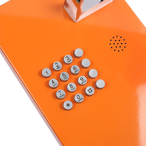 Téléphone d'urgence mural adapté avec clavier pour la communication publique dans les hôtels - Product Image 4