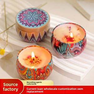Vela Aromática de Cera de Soya Ecológica Popular Source, Hecha a Mano con Flores Secas, Fragancia sin Humo, Regalo Romántico - Product Image 2