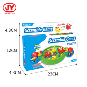 Kinder-Indoor-Spiel 'Einteiliges Schimpansen-Party' - Interaktives Brettspiel mit hungrigem Krokodil und Frosch, die Bohnen essen - Product Image 2