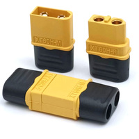 Conector de Batería de Iones de Litio XT60H-F/M para Nuevas Energías, 250V 35A, Contacto de Cobre con Tornillo, Carcasa de Nailon para Conexión de PCB y Cable