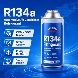 Gas Refrigerante R134a Glodway 200g per Auto, Gas Refrigerante ad Alta Purezza, Raffreddamento Rapido, Prestazioni Stabili, Soluzione per Riparazione Climatizzatori Auto - Product Image 3