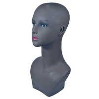 Tête de mannequin professionnelle pour coiffure afro-Couronne douce sur base durable pour l'entraînement des perruques et des postiches