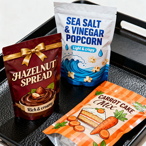 Eco Friendly richiudibile con chiusura a chiusura lampo di supporto dolci patatine frutta secca e noci sacchetti per 250g 500g - Product Image 6