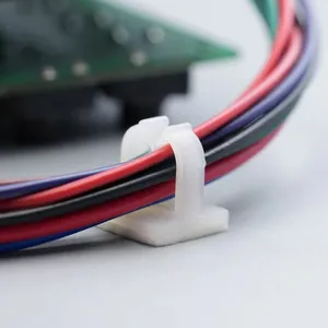 Self-Adhesive Nylon Plastic Cable Saddle