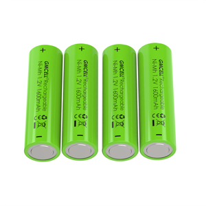 แบตเตอรี่ AA ชาร์จได้  แบบปล่อยประจุเองต่ำ สำหรับไฟโซลาร์เซลล์ ความจุ 800mAh 900mAh 1000mAh 1.2v NI-MH พร้อมแถบเชื่อม - Product Image 2