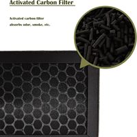 Filtres de remplacement pour purificateur d'air Alen T500 Tower, lot de 2 HEPA H13 et lot de 4 charbons actifs, filtration à 99,97 %