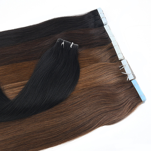 Extensiones de cabello invisibles con cinta adhesiva, 100% cabello humano Remy, extensiones de cabello humano con cinta adhesiva sin costuras, extensiones de cabello humano de 12 a 40 pulgadas para mujeres. - Product Image 4