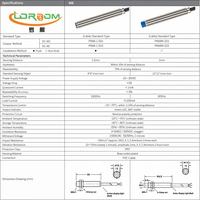 Capteur de proximité inductif LORDDOM M8, étanche IP67, en laiton nickelé, NPN/PNP NO NC, 1,5/2 mm, 10-30 VDC, câble PVC