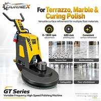 Machine à polir et à rectifier les sols en béton de 500 mm, 4 kW, 220 V, vitesse variable, pour sols en ciment et terrazzo