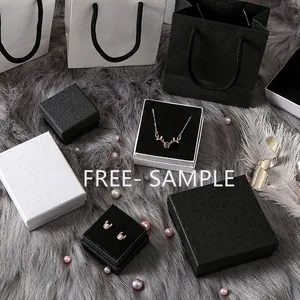 Jewelry Gift Box And Bows Lid Eco-friendly Fashion Jewellery Box Packaging