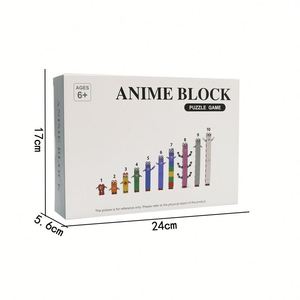 Juguete de Bloques de Construcción Digitales Cuadrados, Superventas Transfronterizo, 10 Figuras Deformables, Rompecabezas Ensamblable con Tarjeta y Gránulos - Product Image 3