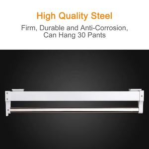 Estante de Metal elástico para pantalones, perchas de tela para ahorro de espacio para armario, estante de almacenamiento de ropa de dormitorio económico - Product Image 3