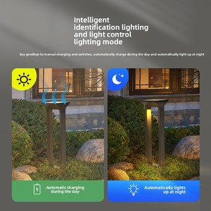 Luz <span class=keywords><strong>LED</strong></span> Solar IP65 Impermeable de Aluminio Blanco Cálido ROHS 5W <span class=keywords><strong>para</strong></span> Exteriores, con <span class=keywords><strong>Enchufe</strong></span> <span class=keywords><strong>para</strong></span> Jardín, Patio, Villa, Decoración de Paisajes - Product Image 3