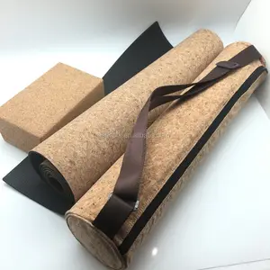 LEECORK Tapete de <span class=keywords><strong>Yoga</strong></span> de Corcho al por Mayor, Personalizado, Ecológico, Antideslizante para Fitness y Gimnasio, 6mm - Product Image 4