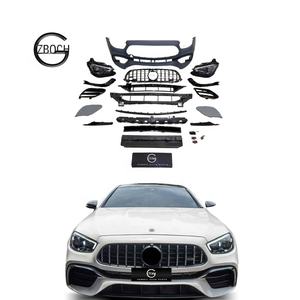 W213 W238 Kit carrozzeria per <span class=keywords><strong>Mercedes</strong></span> Benz E Coupe W238 C238 W213 2017 E <span class=keywords><strong>classe</strong></span> modifica 2023 E63 Amg paraurti auto Grill fari auto - Product Image 1