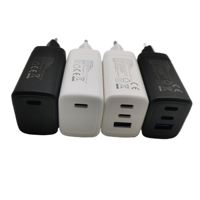 Chargeur pour ordinateur portable au nitrure de gallium 65W PD Charge rapide téléphone portable QC4.0 ordinateur universel UK US AU AR EU KC 65W GaN PD chargeur