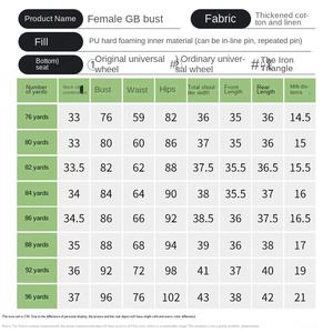 Maniquí de medio cuerpo con soporte de exhibición de diseñador de vestuario, modelo de parte superior del cuerpo <span class=keywords><strong>para</strong></span> diseño de costura y ajuste de mujeres - Product Image 6