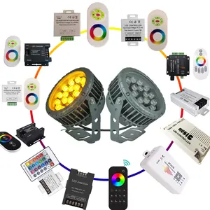 Умный прожектор RGBV + 4 кабеля, светодиодное освещение IP66 с изменением цвета, 12 В/24 В, Wi-Fi, управление музыкой через приложение, управление ландшафтом, 30 Вт, Wi-Fi, RGB