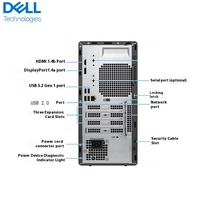 Nouvel ordinateur de bureau professionnel Dell Optiplex 7020 MT Tower avec emballage d'origine, processeur I3 12e génération I3-14100, 8 Go de RAM, 512 Go de SSD