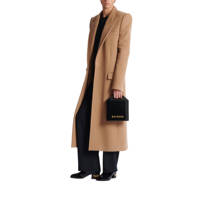 Classique Camel Long manteau pour hommes élégant hiver pardessus simple boutonnage fermeture imperméable laine vêtements d'extérieur cachemire coton