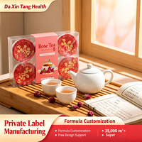 `Private Label OEM Teh Mawar Pingyin Kaleng Kecil Bebas Sulfur Teh Bunga Kuncup Mawar Kering Panen Baru Grosir Kustom`