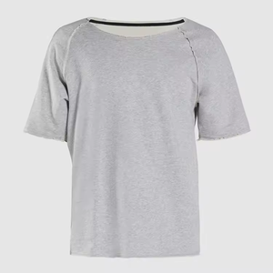 <span class=keywords><strong>Camiseta</strong></span> de gran tamaño con estampado personalizado para hombre, <span class=keywords><strong>camiseta</strong></span> de manga raglán para culturismo, <span class=keywords><strong>Camiseta</strong></span> de algodón lisa en blanco de secado rápido - Product Image 4