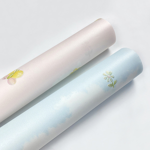 Papel Tapiz con Patrón <span class=keywords><strong>de</strong></span> Insectos y Plantas Rosas para Dormitorio, Habitación <span class=keywords><strong>de</strong></span> <span class=keywords><strong>Niñas</strong></span>, Sala <span class=keywords><strong>de</strong></span> Juegos, Fondo Infantil - Product Image 6