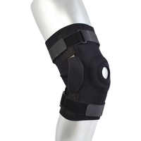 Genouillère ajustable en néoprène avec supports latéraux pour la course à pied, le basketball et le soulagement de la douleur arthritique