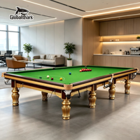 Table de billard snooker pleine grandeur, vente directe d'usine, usage commercial, club, maison, table de billard snooker en bois massif