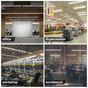 Lonyung <span class=keywords><strong>T5</strong></span> 4ft 120Cm 110V 220V Nhựa <span class=keywords><strong>LED</strong></span> Ống Lịch Thi Đấu Thương Mại Tích Hợp <span class=keywords><strong>LED</strong></span> Ống Ánh Sáng Cho Kho Siêu Thị - Product Image 5